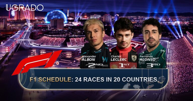 F1 Schedule: 24 Grand Prix Races From Bahrain to Abu Dhabi