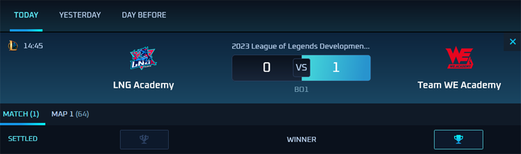 live result