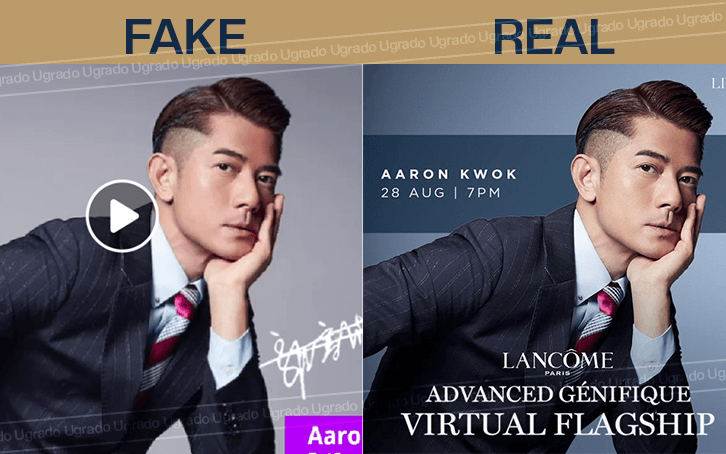 fake vs real