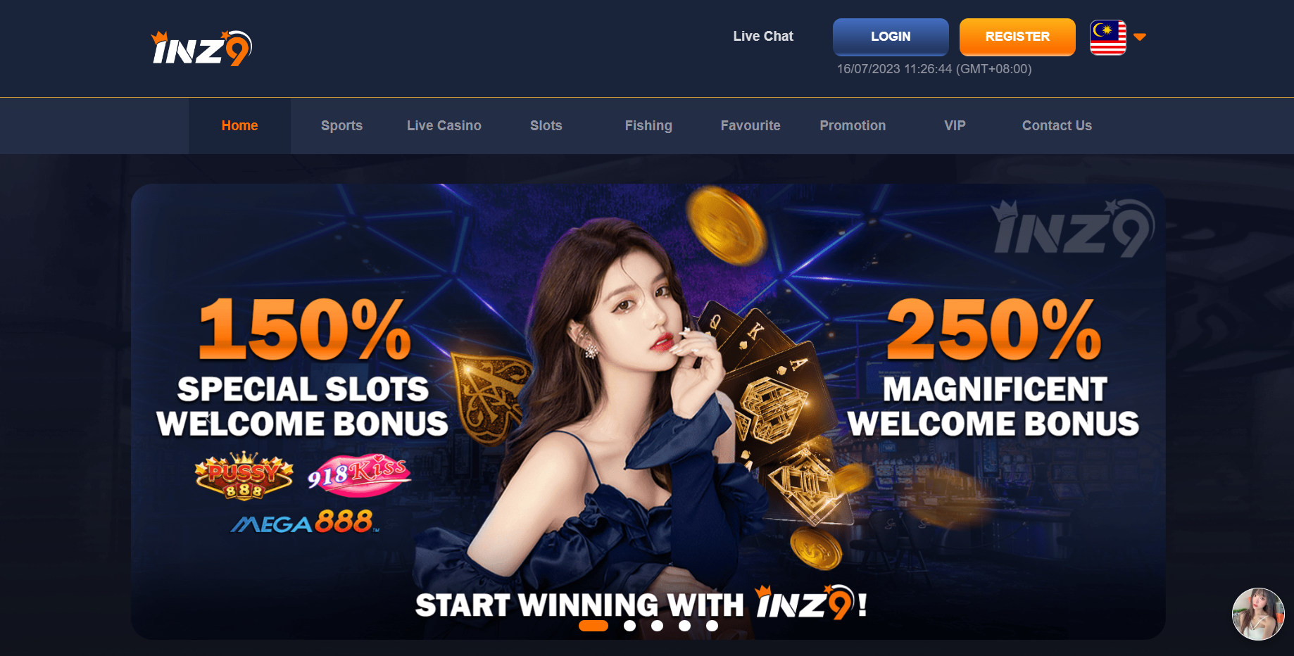 inz9 online casino in Malaysia