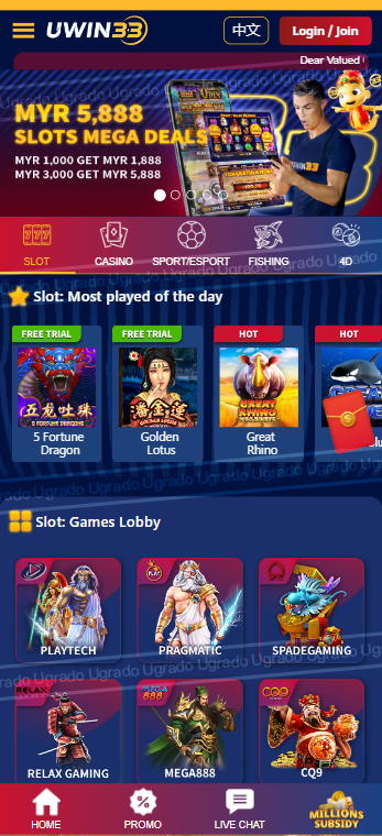 uwin33 online casino in malaysia