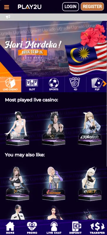 play2u online casino Malaysia