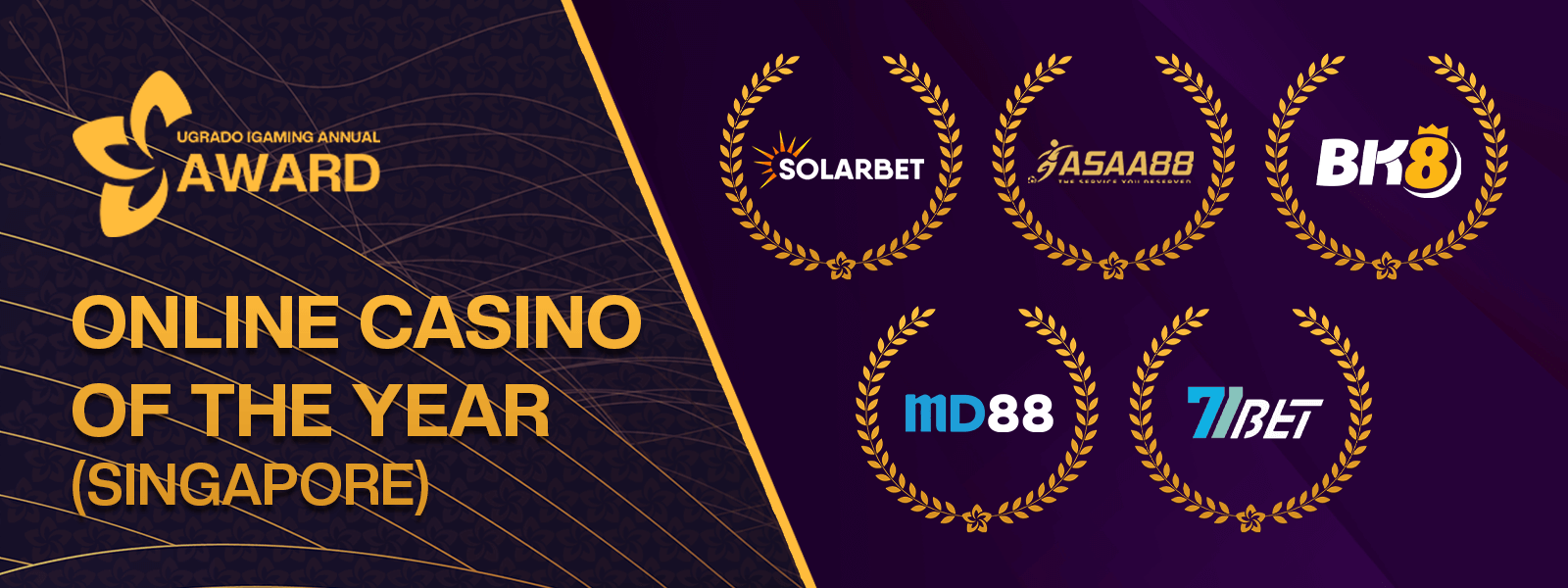 UiAA Online Casino of the year 2023 (Singapore)