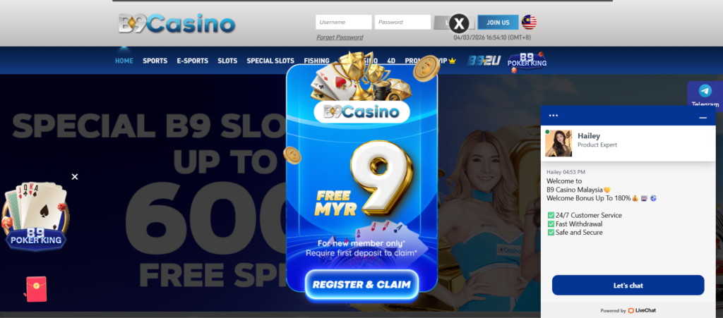 b9 casino