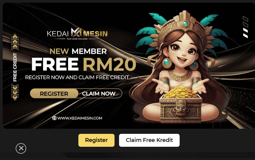 kedaimesin free credit