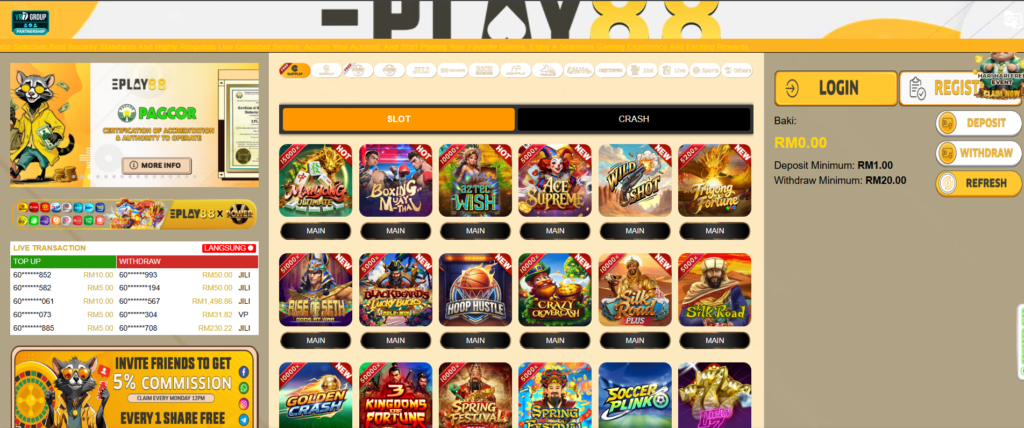 eplay88 online casino