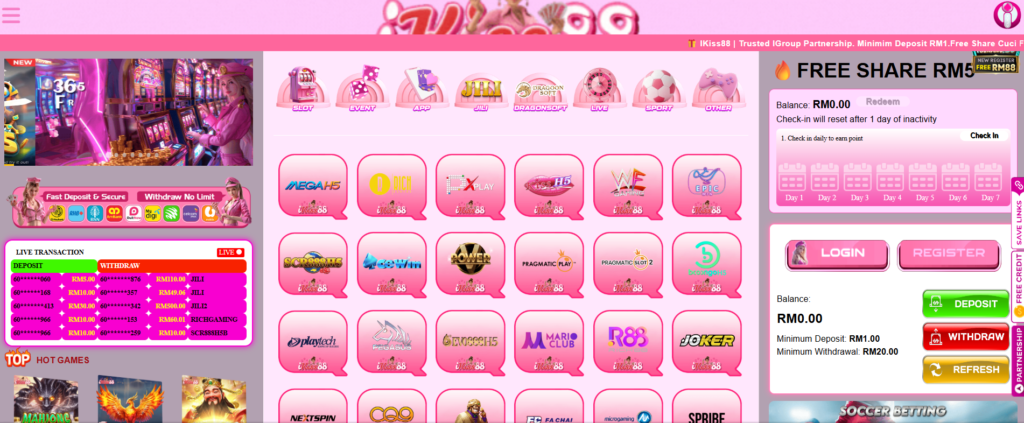 ikiss casino online betting