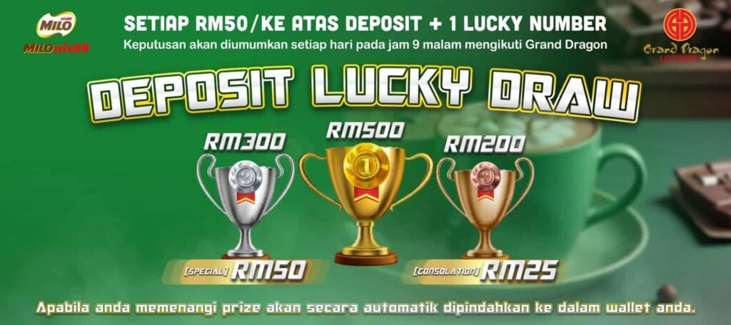 miloais88 deposit lucky draw