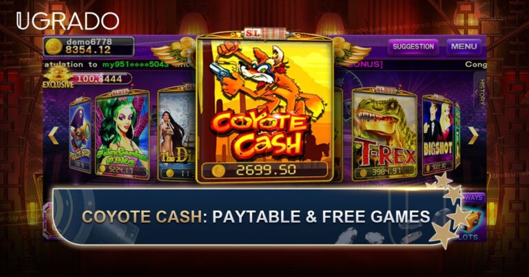 Pussy888 Coyote Cash Review: Paytable, Wild and Free Games