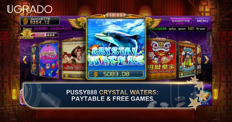 Pussy888 Crystal Waters Slot Review: Paytable and Free Games