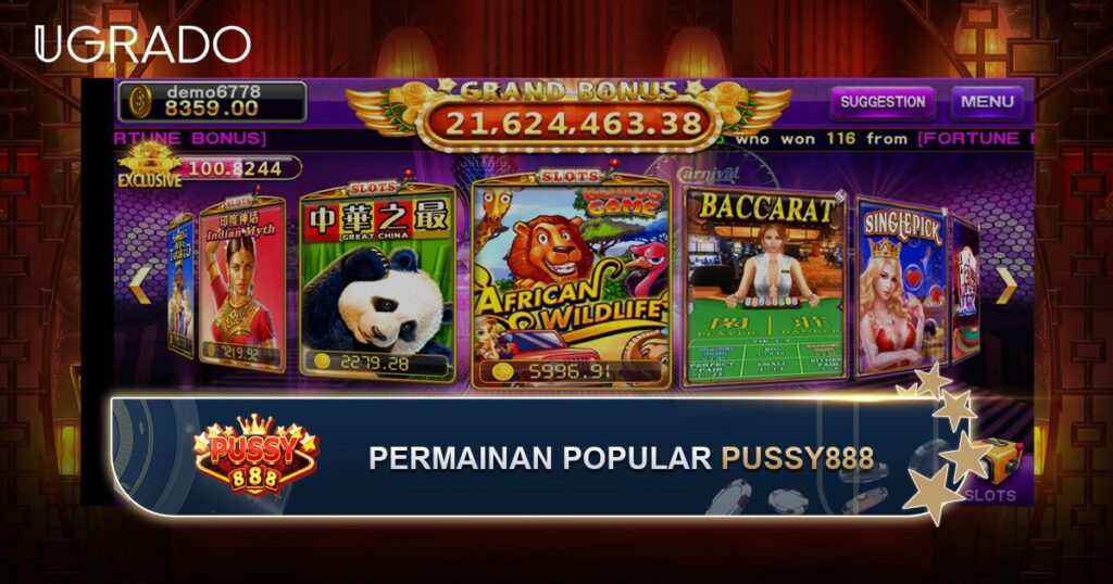 Permainan Pussy888: 10 Slot dalam Lobi Aplikasi