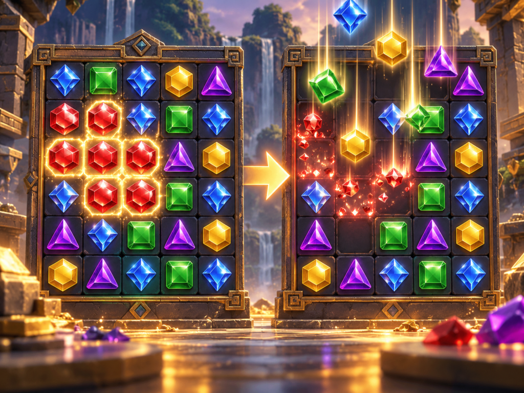 Cluster and Tumble Slots