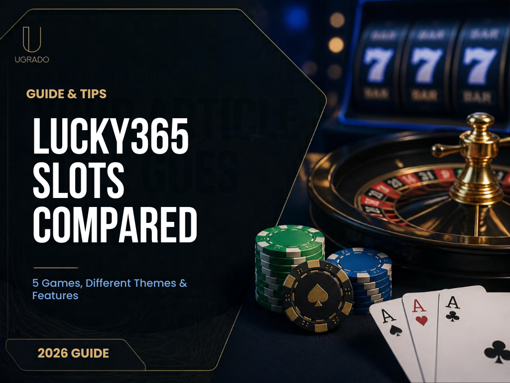 Comparison of five L365 slot games by theme and features