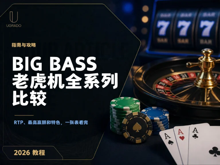 Big Bass 老虎机全系列比较:Bonanza、Splash 1000、Hold and Spinner 等版本一次看清