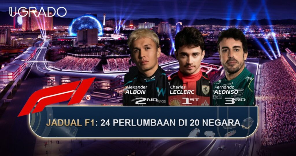 Jadual F1: 24 Perlumbaan Grand Prix dari Bahrain ke Abu Dhabi