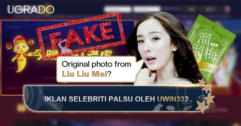 Adakah Yang Mi Duta Uwin33? Iklan Selebriti Palsu Dijelaskan