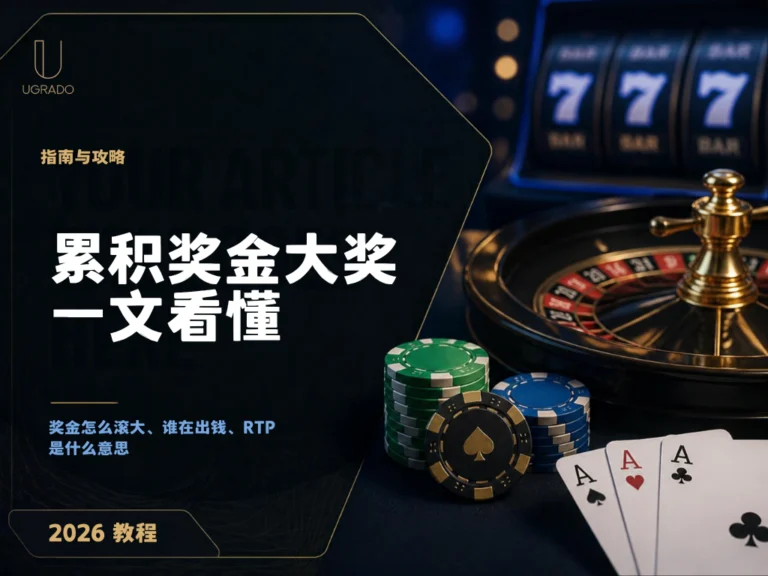 累积奖金老虎机是什么?Progressive 大奖机制、类型与 RTP 完整解析