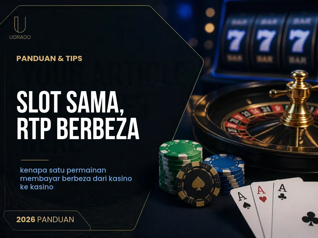 Slot sama, RTP berbeza: kenapa satu permainan membayar secara berbeza dari kasino ke kasino
