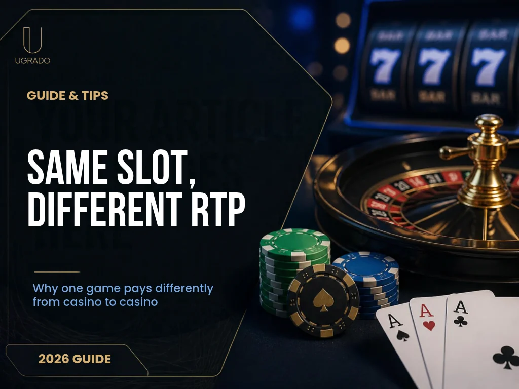 Same slot, different RTP: why one game pays differently from casino to casino
