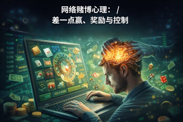 网络赌博心理：差一点赢、奖励机制与控制的错觉