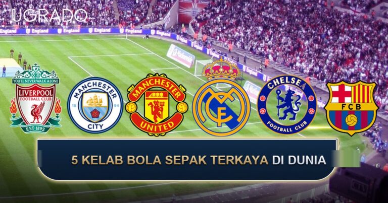 5 Kelab Bola Sepak Terkaya di Dunia Mengikut Nilai