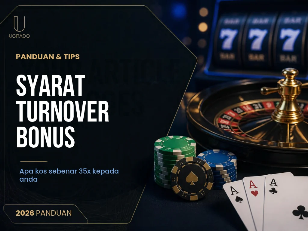 Panduan syarat turnover bonus